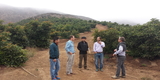 集果軒市場部阮經理與Pieter副總在智利葡萄果園進行巡查