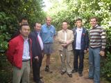 2009年集果軒總經理蔣旭飛先生帶領國內團隊視察南非柑橘產地果園